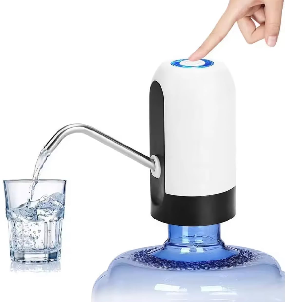 Automatic Water Dispenser Pump for 20 Litre Bottle | Portable USB Rechargeable Water Pump Dispenser for Home, Office & Outdoors | Water Can Pump for 20 Litre | Water Can Dispenser |