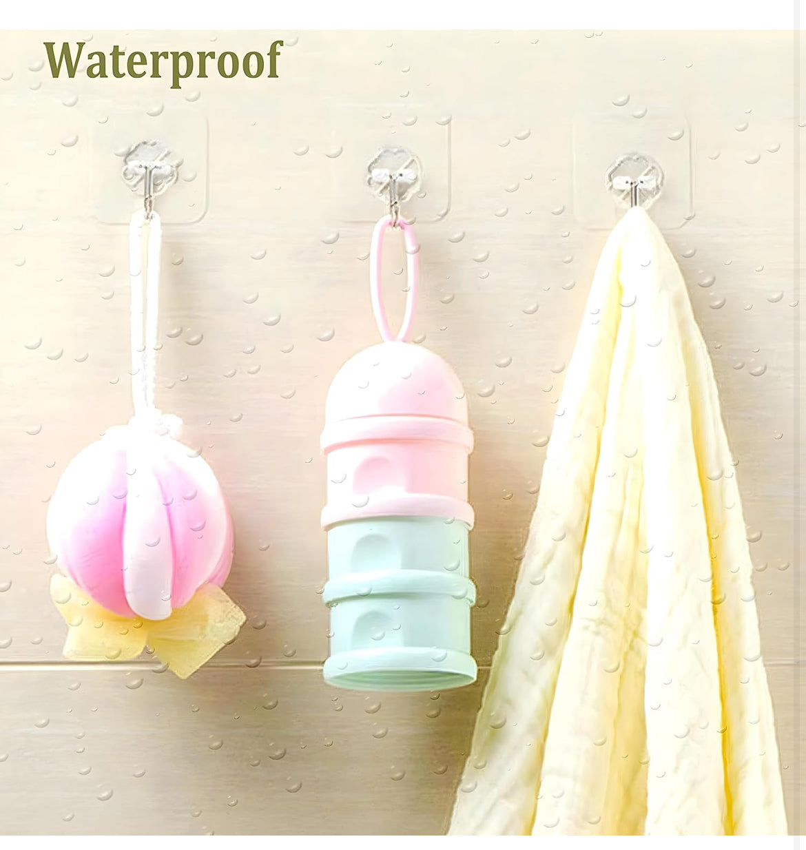 Flower Adhesive Wall Hooks, 10 Pack Heavy Duty Hooks for Wall Hanging, Strong | Self-Adhesive Sticker Hooks for Walls | Waterproof Wall Hanger Hook for Hanging Coats, Keys, and Heavy Items